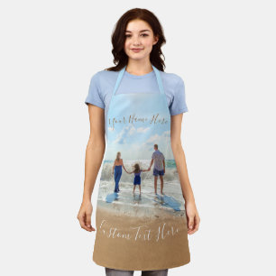 Custom Photo Text Name Apron with  Your Design