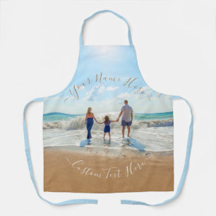 Custom Photo Text Name Apron Your Unique Design
