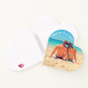 Custom Photo Text Notebook Gift with Your Photos