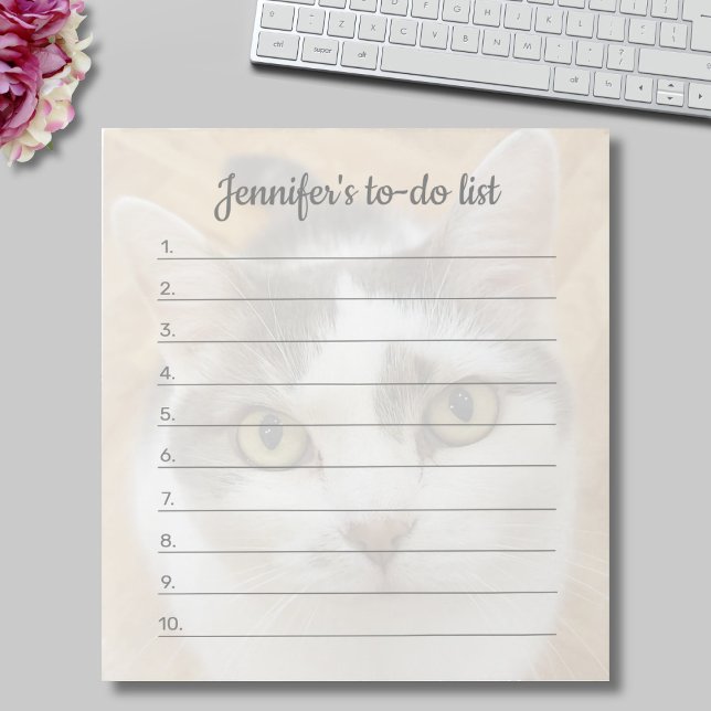 Custom Photo Text Personalised To-Do List Notepad (Creator Uploaded)