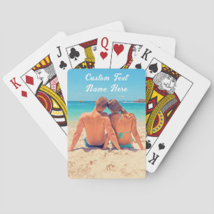 Custom Photo Text Playing Cards Your Photos Gift