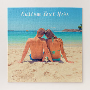 Custom Photo Text Puzzle Your Favorite Love Photos