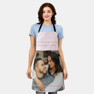 Custom Photo & Text Romantic Gift - Personalized Apron