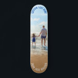 Custom Photo Text Skateboard Your Own Design<br><div class="desc">Custom Photo and Text Skateboards - Unique Your Own Design Personalised Family / Friends or Personal Skateboard Gift - Add Your Photo and Text / Name / more - Resize and move or remove and add elements / image with Customisation tool ! Choose font / size / colour ! Good...</div>