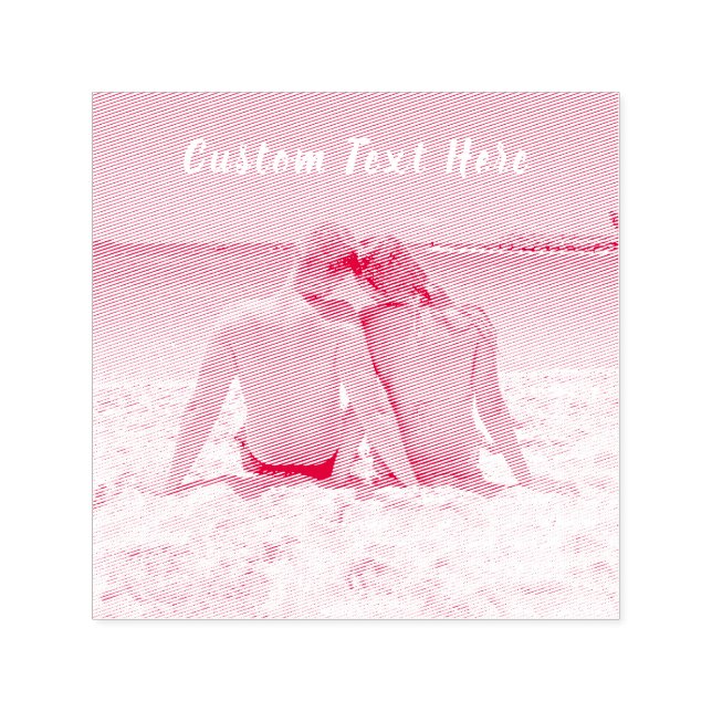 Custom Photo Text Stamp - Your Special Design (Design)