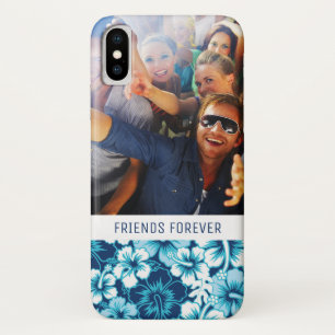 Custom Photo & Text Surf Floral Hibiscus Pattern Case-Mate iPhone Case