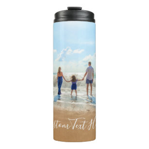 Custom Photo Text Thermal Tumbler Your Own Design
