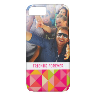 Custom Photo & Text Triangles geometrical pattern Case-Mate iPhone Case