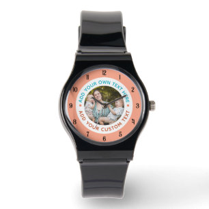⌚ Custom Photo & Text Watch for Her Personalised