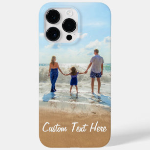 Custom Photo Text with Your Family Photos Case-Mate iPhone 14 Pro Max Case