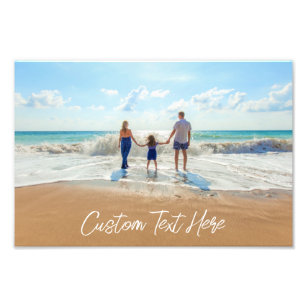 Custom Photo Text with Your Family Photos Gift