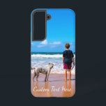 Custom Photo Text with Your Pets Photos Gift Samsung Galaxy Case<br><div class="desc">Custom Photo and Text Samsung Galaxy Cases or iPhone Cases - Make Your Own Design with Pets - Personalised Family / Friends / Pets or Personal Gift - Add Your Photo and Text / Name - Resize and move or remove and add elements / text with Customisation tool ! Choose...</div>