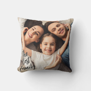 Custom Photo The Best Family Cushion