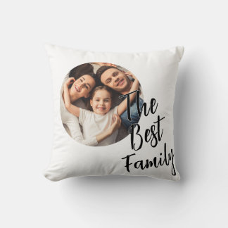 Custom Photo The Best Family Cushion