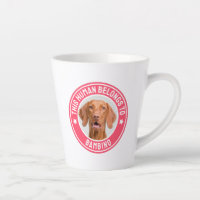 Custom Photo This Human Belongs to Pet's Name