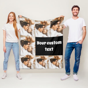 Custom Photo Throw Blanket – Personalised Picture