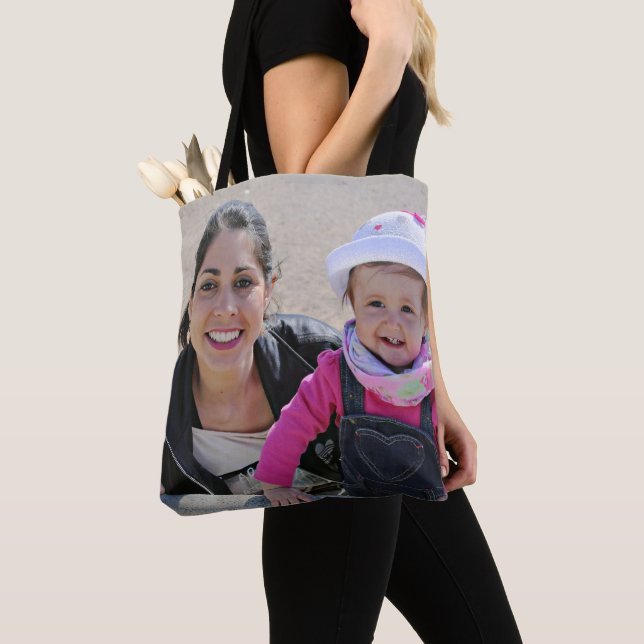 Custom photo tote for mum bag (Close Up)