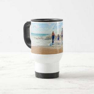 Custom Photo Travel Mug - Your Own Design - Family