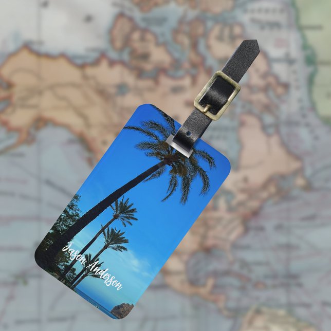 Custom photo travel vacation luggage tag (Creator Uploaded)