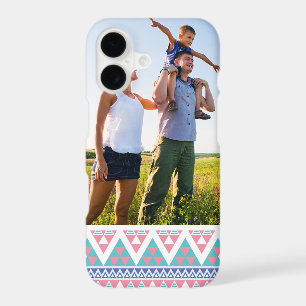 Custom Photo Tribal aztec colourful pattern