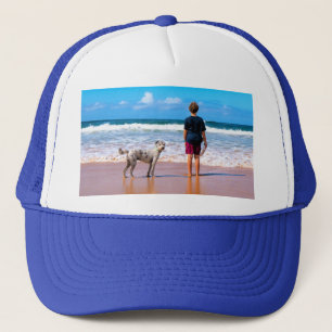 Custom Photo Trucker Hat with Your Photos Design
