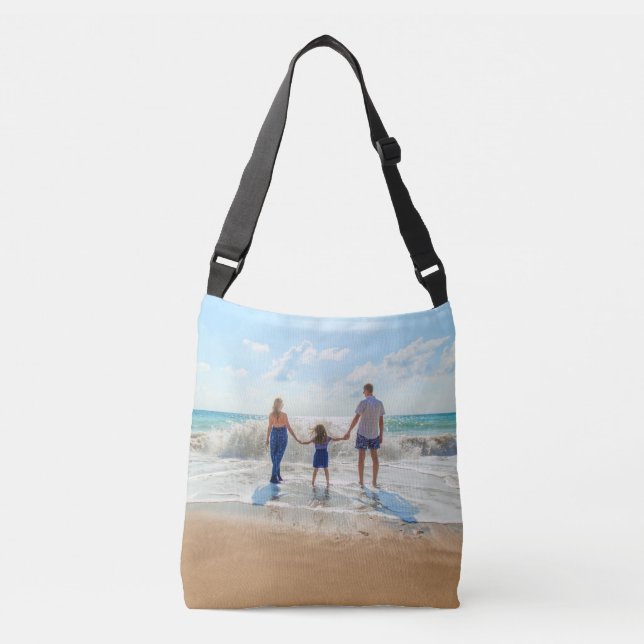 Custom Photo - Unique Your Own Design Personalised Crossbody Bag (Front)