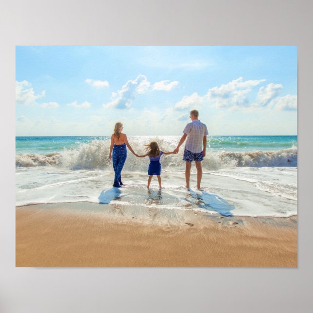 Custom Photo - Unique Your Own Design Personalised Poster (Front)
