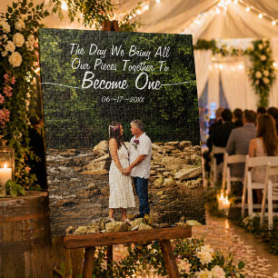 Custom Photo Unity Wedding  Jigsaw Puzzle