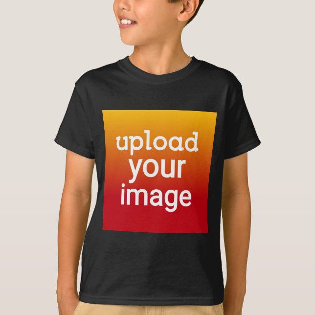 Custom Photo Upload T-Shirt – Personalised Upload (Front)