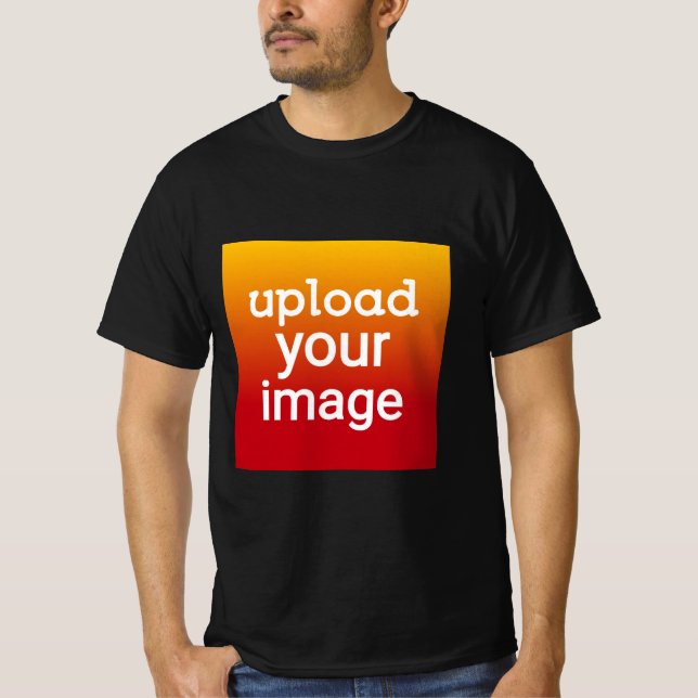 Custom Photo Upload T-Shirt – Personalised Upload (Front)