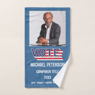 Custom Photo USA Election Campaign Rally Towel