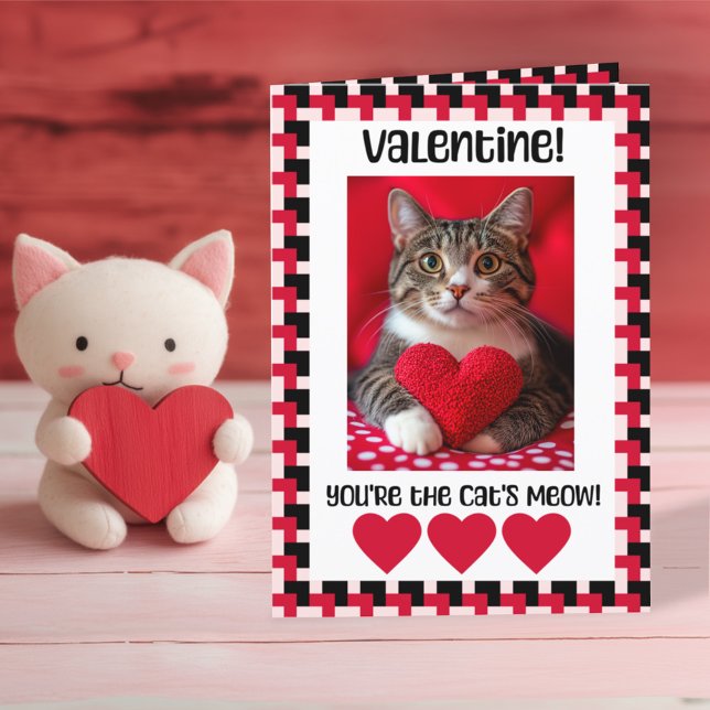 Custom Photo Valentine Card from The Cat (Creator Uploaded)