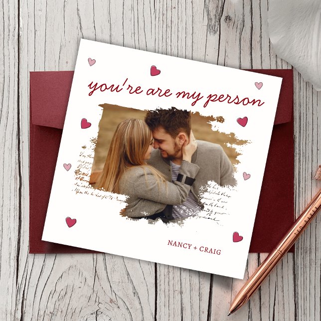 Custom Photo Valentine's Day Greeting Card (Creator Uploaded)