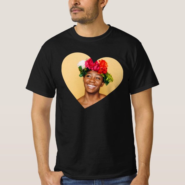 CUSTOM PHOTO | VALENTINE'S DAY | HEART T-Shirt (Front)
