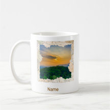 Custom Photo Vintage Newspaper Frame Mug
