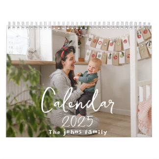 Custom Photo Wall Calendar 2025 for Home & Office