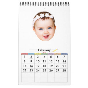 Custom Photo Wall Calendar 2026 All Months Print