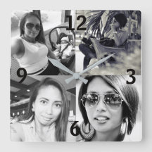 Custom Photo Wall Clock