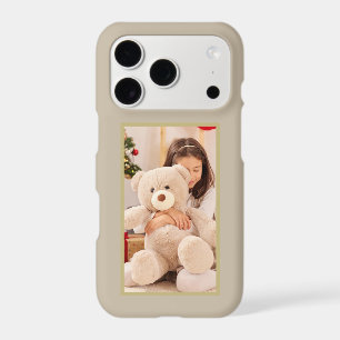 Custom Photo Warm Taupe iPhone Case- Mate