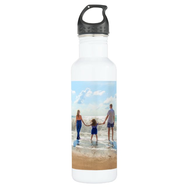 Custom Photo Water Bottle with Your Photos (Front)