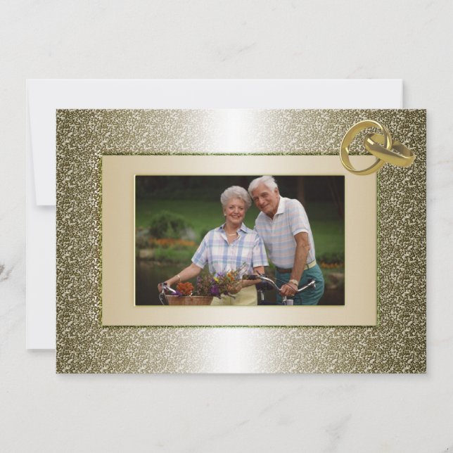 Custom Photo Wedding Anniversary Party Invitation (Front)