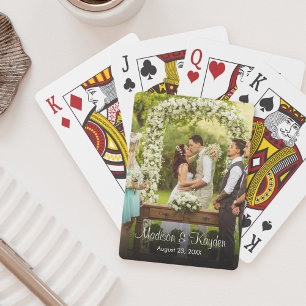Custom Photo Wedding Favour Playing Cards