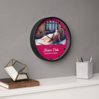 Custom photo wedding pink