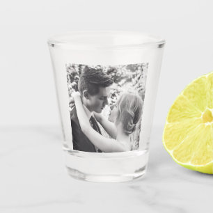 CUSTOM PHOTO WEDDING SHOT GLASSES, SHOT GLASS