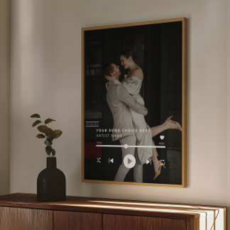 Custom Photo Wedding Song  Poster