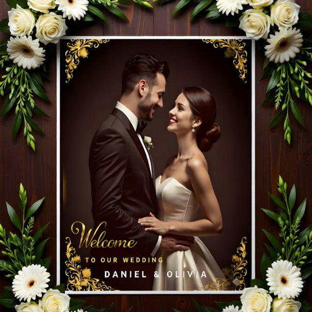 Custom Photo Wedding Welcome Sign Foam Board (Creator Uploaded)