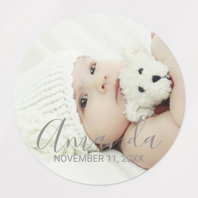 Custom Photo with Custom Name and Text (Design 1)