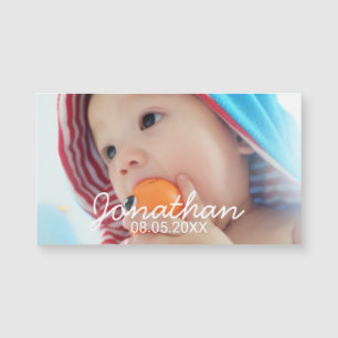 Custom Photo with Name and Date