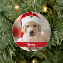 Custom photo with script monogram, Christmas