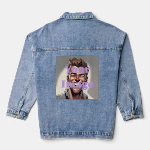 Custom Photo Women's Blue Denim Jacket